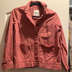 pink madewell chore jacket